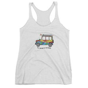 Iconic JEEP tank top for WOMEN with full color print