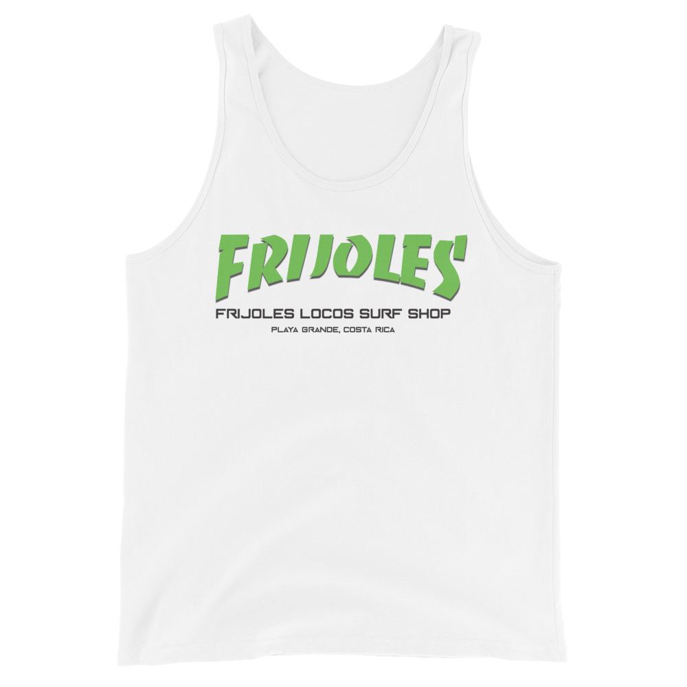 Frijoles Thrash Unisex Tank Top GRN/BLK Print