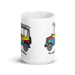 Iconic Frijoles Locos Jeep Mug