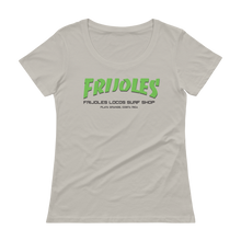 Women's Frijoles Thrash Scoopneck T-Shirt GRN/BLK Print