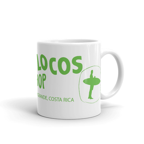 Frijoles Locos Lettering GRN Mug