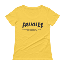 Women's Frijoles Thrash Scoopneck T-Shirt BLACK Print